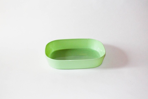 Menübox ungeteilt 236x181x47mm ohne Deckel / avocadogrün / 48 Stk.