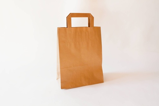 Papiertragetasche Flachhenkel 22+10x28cm