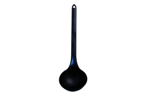 Suppenkelle aus PPA, 300 mm, schwarz