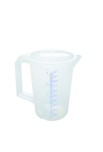 Meßbecher-Set aus Polypropylen, 1 l, natur