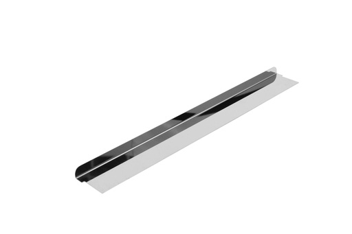 Vorsatzschiene Typ-S aus Edelstahl, 400 x 50 mm
