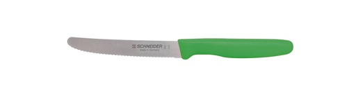 Universalmesser Welle aus Edelstahl, 110 mm, grün