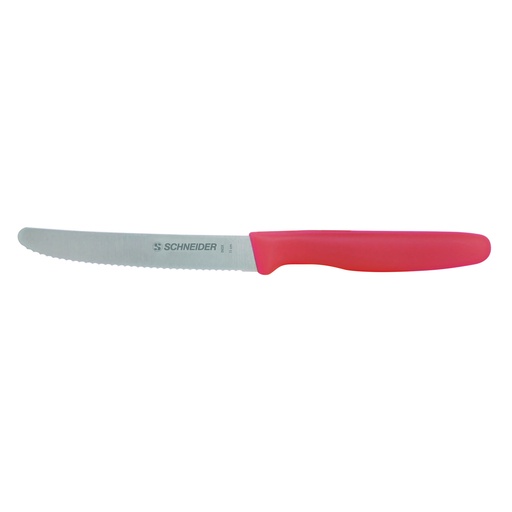 Universalmesser Welle aus Edelstahl, 110 mm, rot