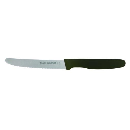 Universalmesser aus Edelstahl, 110 mm, schwarz