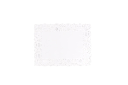 Tortenspitzen aus Papier, 300 x 400 mm, weiß