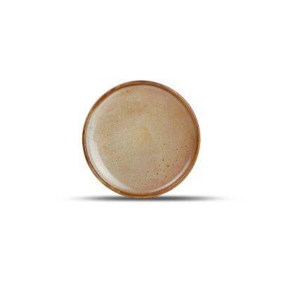 Teller Escura aus Porzellan, 15 cm, beige