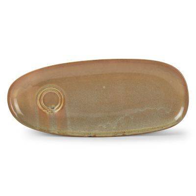 Untertasse Universal Escura aus Porzellan, 35 x 15 cm