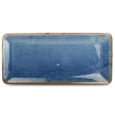 Servierplatte Blue Nova, 16 x 35,5 cm
