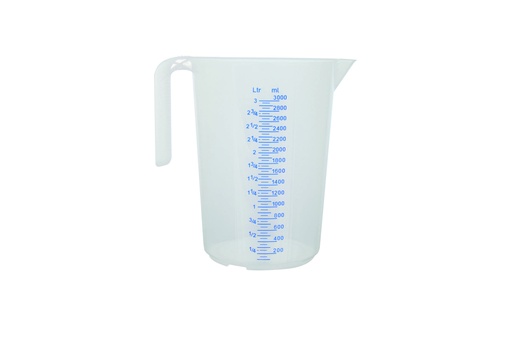 Meßbecher aus Polypropylen, 3,0 l