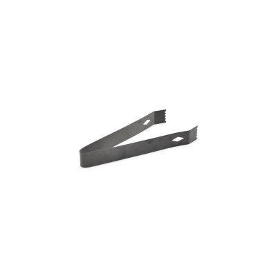 Eiswürfelzange Bar aus Edelstahl, 16 cm, antikschwarz