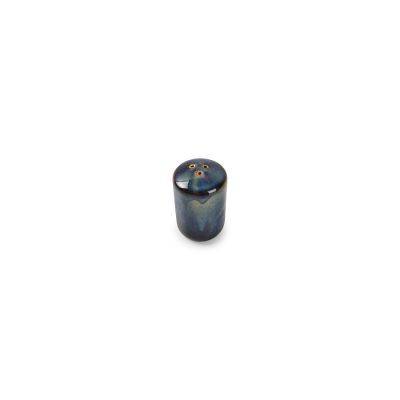 Salzstreuer Nova aus Porzellan, ø 4 cm, H 7 cm, blau