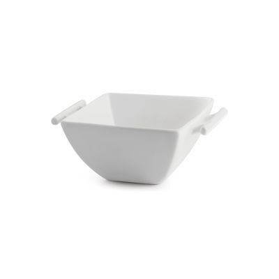Suppenschüssel Squito, 14 × 14 × 6 cm, weiß