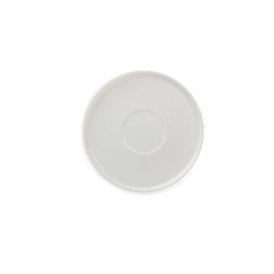 Untertasse Gusto aus Porzellan, 15 cm, weiß