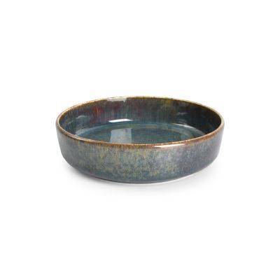 Tiefer Teller Pila aus Porzellan, Ø 16 cm, H 4 cm, grün