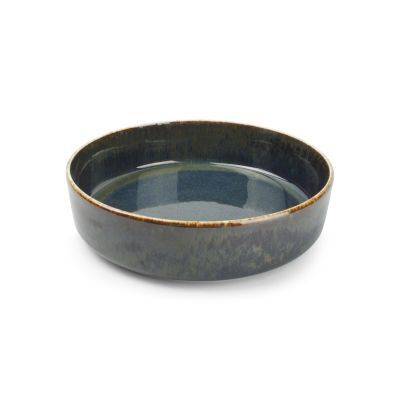 Tiefer Teller Pila aus Porzellan, Ø 19 cm, H 5 cm, grün
