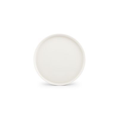 Teller Pila aus Porzellan, 27,5 cm, weiß