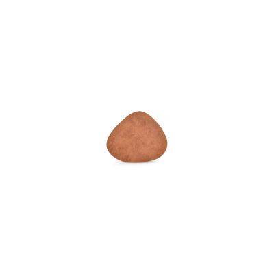 Untersetzer Lederlook Schicht, 11 x 10 cm, braun