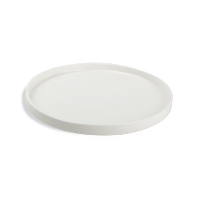Teller Verso, ø 24 cm, H 2 cm, weiß