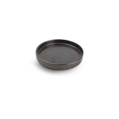 Teller Verso, Ø 14,5 cm, H 2 cm, schwarz