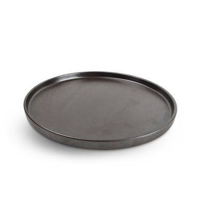 Teller Verso, ø 28,5 cm, H 2 cm, schwarz