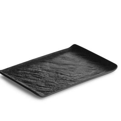 Servierplatte Livelli, 30 x 21 cm, schwarz