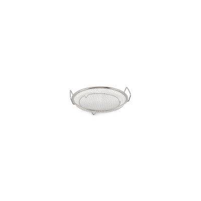 Drahtkorb Serve aus Edelstahl, ø 20 cm, H 3 cm, silber