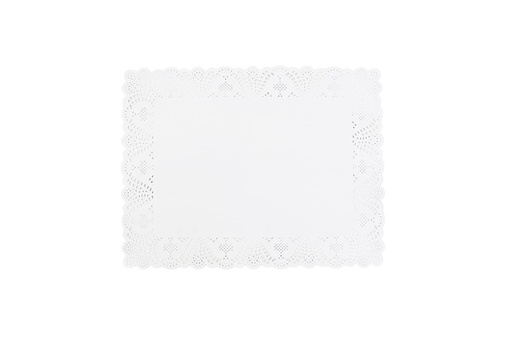 Tortenspitzen aus Papier, 350 x 450 mm, weiß