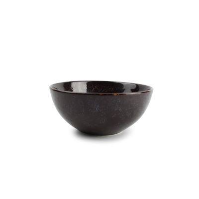 Schüssel Hazy aus Porzellan, Ø 16 cm, H 6,5 cm, schwarz