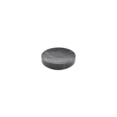 Servierplatte Marmor Pura, ø 12 cm, H 3 cm, schwarz