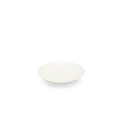 Schüssel Bloom, ø 18 cm, H 3 cm, weiß