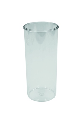 Vorratsdose aus Polystyrol, Ø 115 mm, transparent