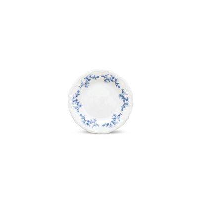 Teller blaue Blume Retro, 16 cm