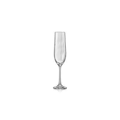 Sektglas Optic aus Glas, 19 cl