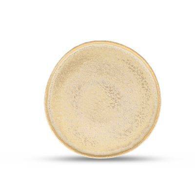Flacher Teller Ferro, 26 cm, olive
