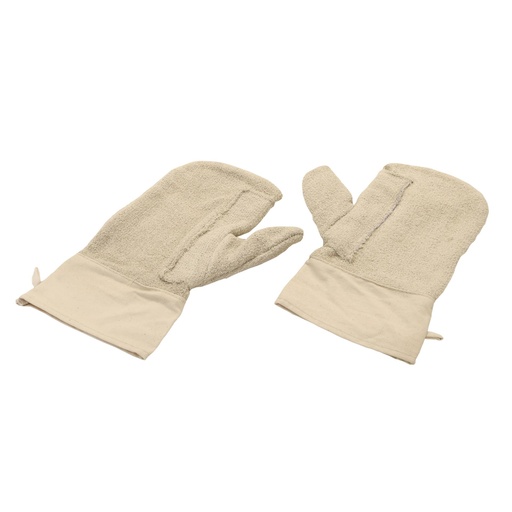 Backhandschuhe aus Baumwolle, 340 mm, natur