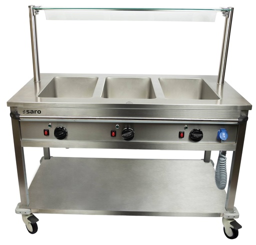 SARO Bain Marie Trolley Modell BTS-3