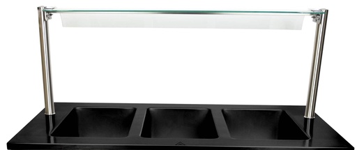 SARO Spuckschutzwand zum Bain Marie Trolley BTS-3