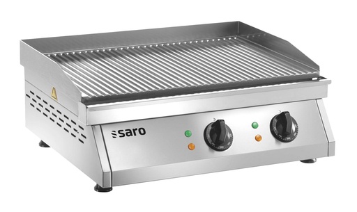SARO Griddleplatte gerillt, Modell FRY TOP GH 610 R
