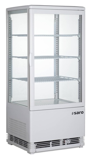 SARO Kühlvitrine 78 Liter, Modell SC 80 weiß