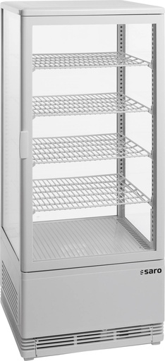 SARO Kühlvitrine 98 Liter, Modell SC 100 weiß