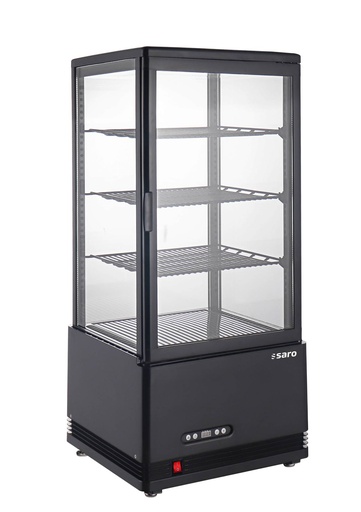 SARO Kühlvitrine Modell SC 70 AV, schwarz