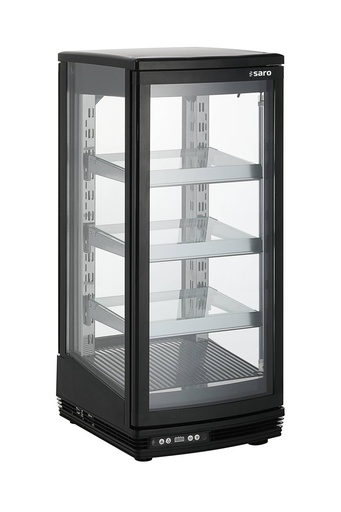 SARO Kühlvitrine Modell SC 95, schwarz