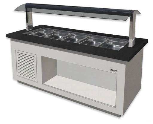 SARO Salatbar für 5x 1/1 GN, PREMIUM LINE SB-K200 weiß