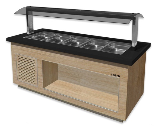 SARO Salatbar für 5x 1/1 GN, PREMIUM LINE SB-K200 OAK