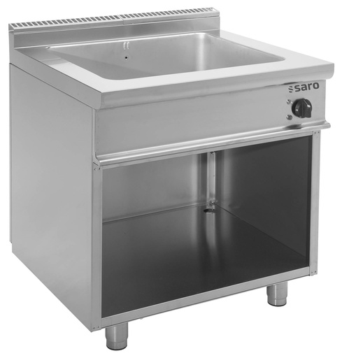 SARO Bain Marie mit offenem Unterbau, Modell E7/BME2BA