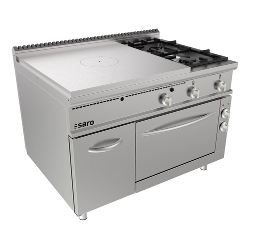 SARO Glühplattenherd+Elektroofen, 2Bren.+Tür, LQ/TPG6LE