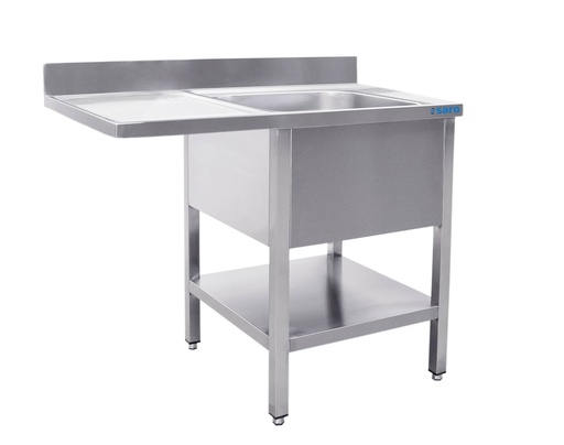 SARO Spülcenter 1 Becken, rechts - B 1400 x T 700 mm