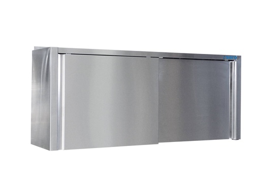 SARO Edelstahlhängeschrank - 400mm Tiefe, Breite 2000mm