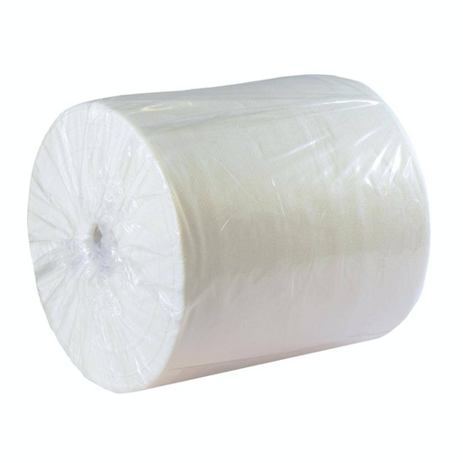 Putztuchrolle Poliertuch Vlies 70 g/m², weiß, lösungsmittelbeständig, perforiert | 500 Blatt/Rolle