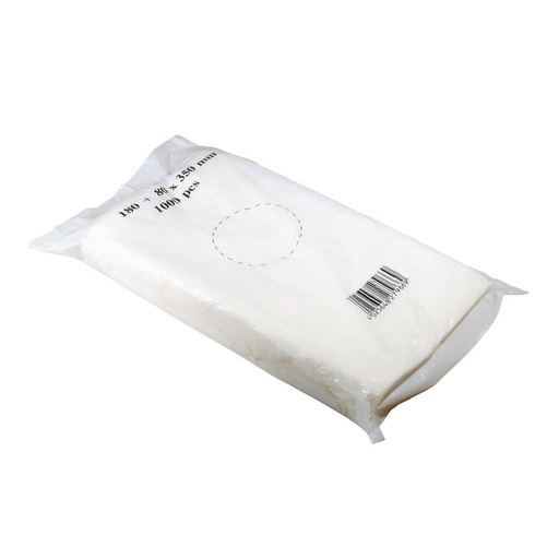 Zupfbeutel HDPE lose 180 x 80 x 350 mm | 1000 Stück/Pack